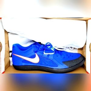 Nike Zoom Rival SD 4 Throwing Shoes Rotational Blue Sz 10.5 Men NIB
